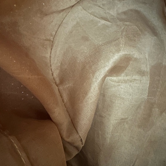 Floral Octopus Embroidered on Tan Canvas, Rope Handled Beach Bag Tote - Picture 5 of 9